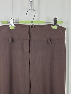 Wrapper Women's Brown Straight-Leg Trousers